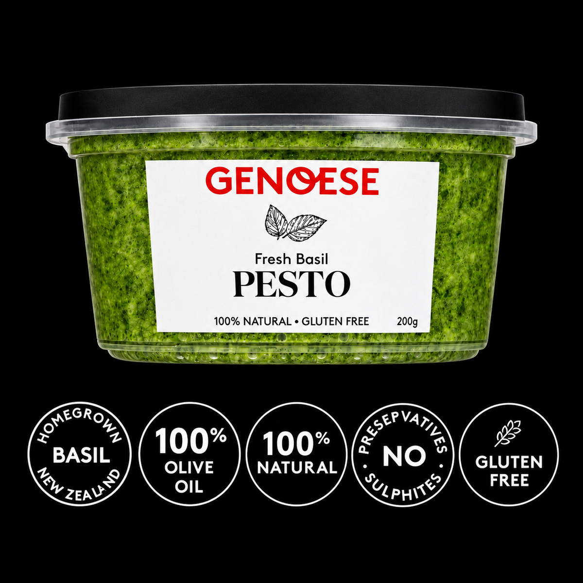 Genoese Fresh Basil Pesto 200gm