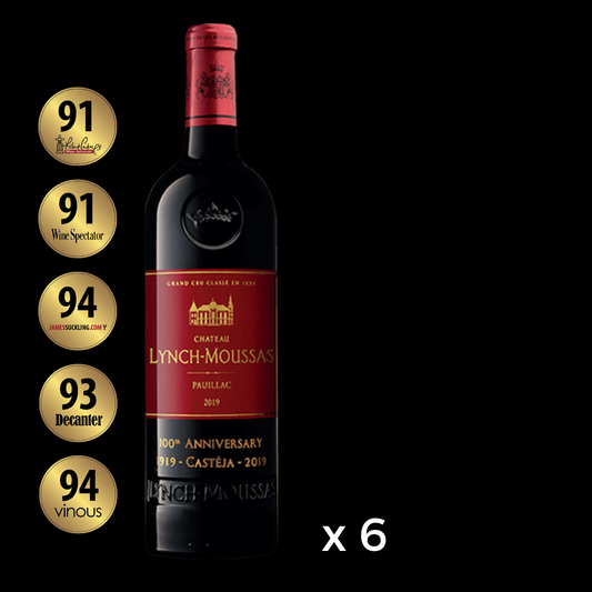 Chateau Lynch-Moussas Pauillac 2019 (6 bottles)