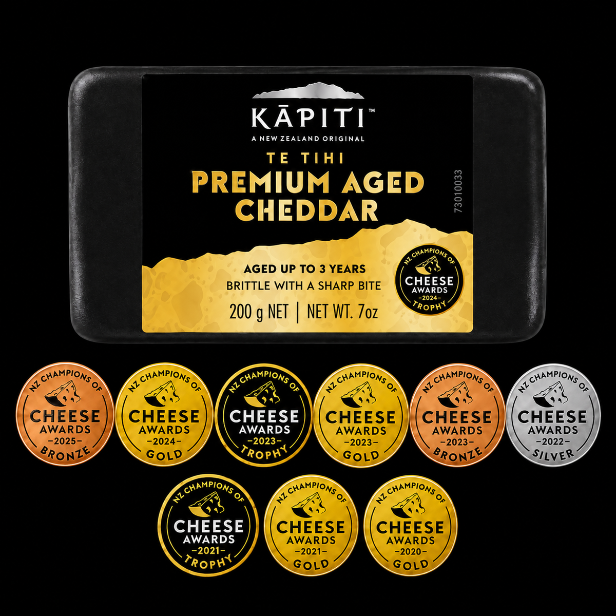 Kapiti Te Tihi Aged Cheddar 200gm