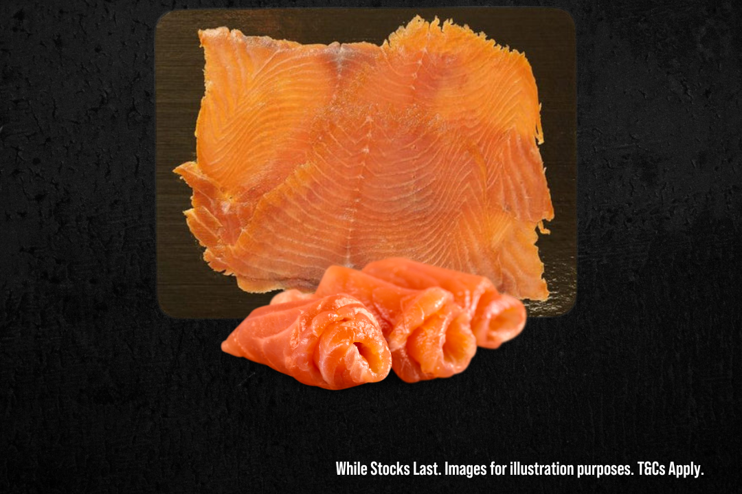 BUY 1 GET 1 FREE🔥 Smoked Salmon Pre-Sliced 100gm - Frozen