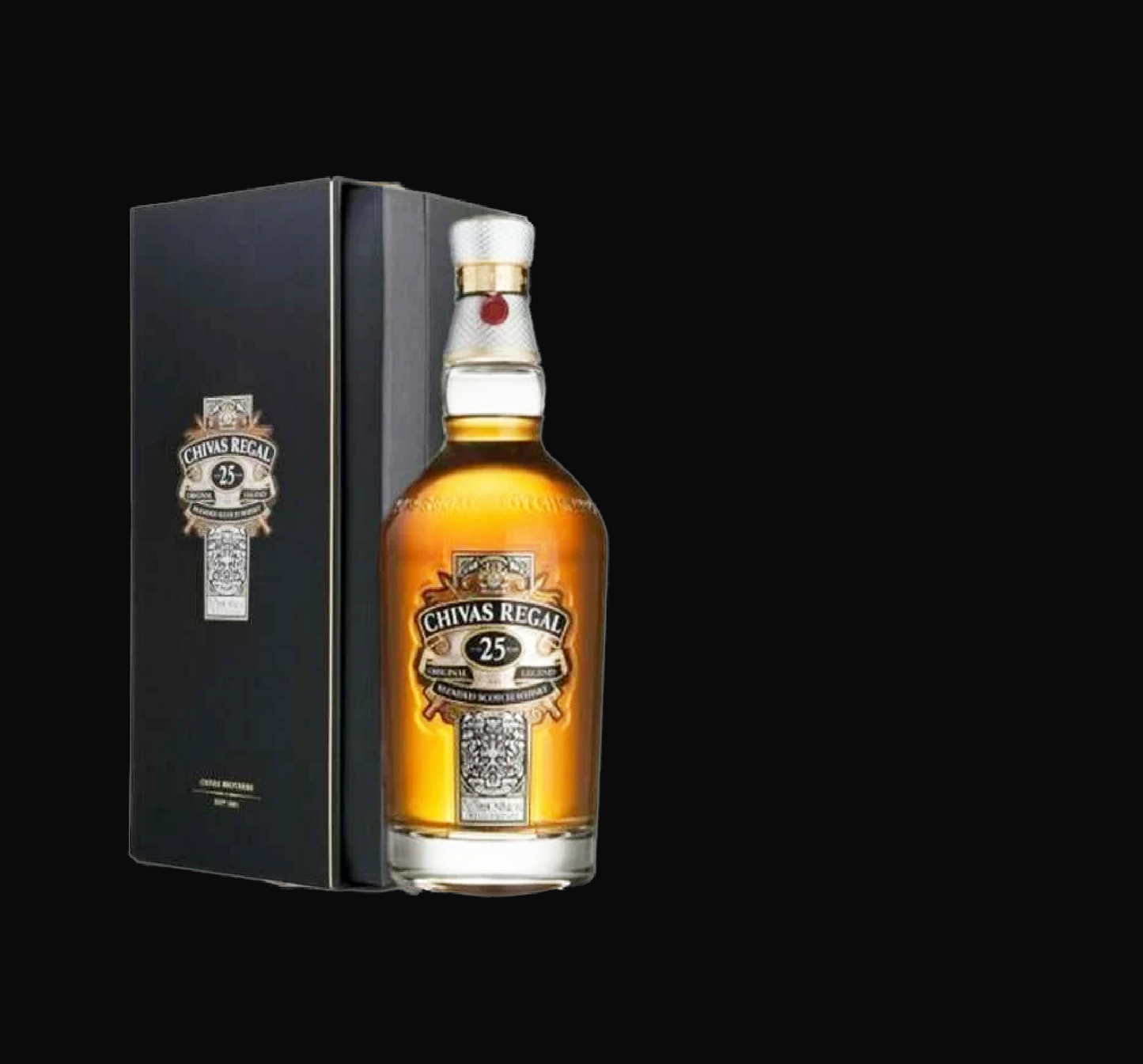 CHIVAS REGAL 25 YEARS WITH BOX