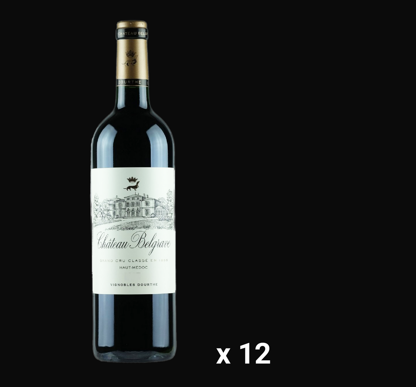 Chateau Belgrave Haut Medoc 2016 (12 bottles)