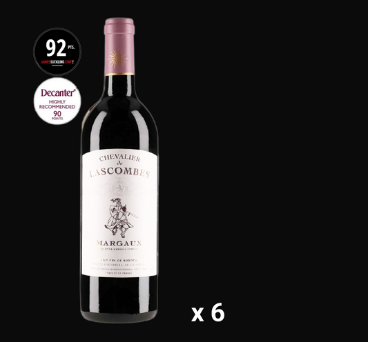 Chateau Chevalier De Lascombes Margaux 2018 (6 bottles)