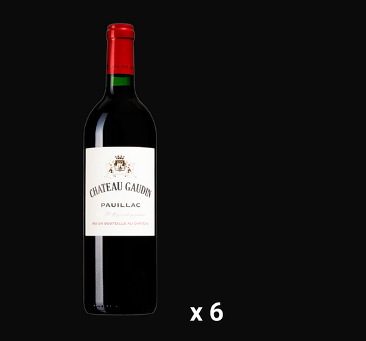 Chateau Gaudin Pauillac 2018 (6 bottles)
