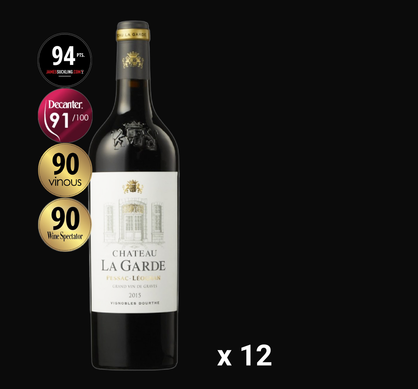 2016 Chateau La Garde Pessac-Leognan Grand Vin De Graves