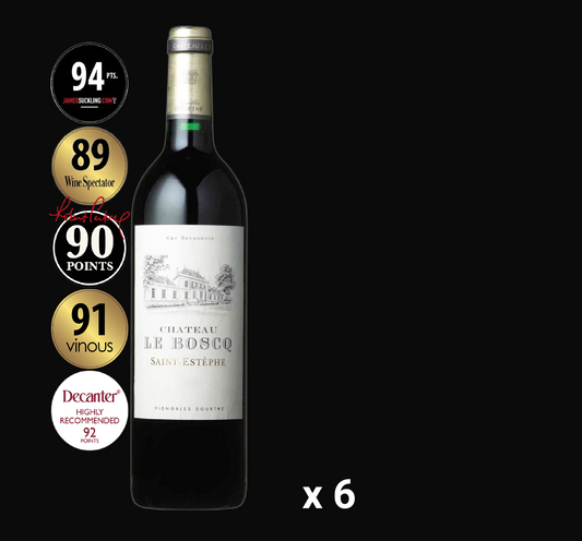 Chateau Le Boscq Cru Bourgeois Saint-Estephe 2016 (6 bottles)