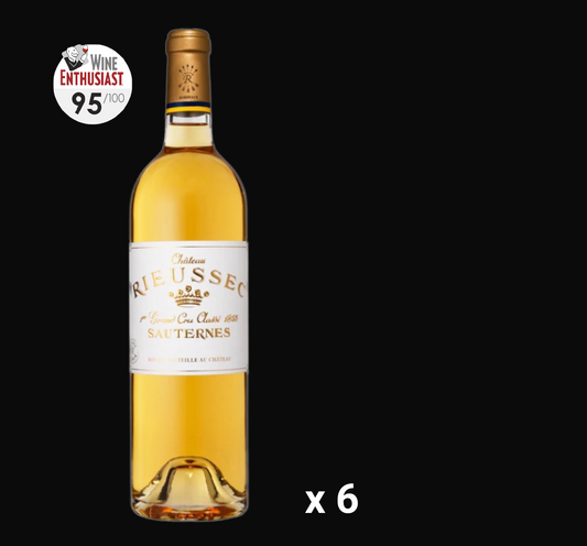 Chateau Rieussec Sauternes 2018 (6 bottles)