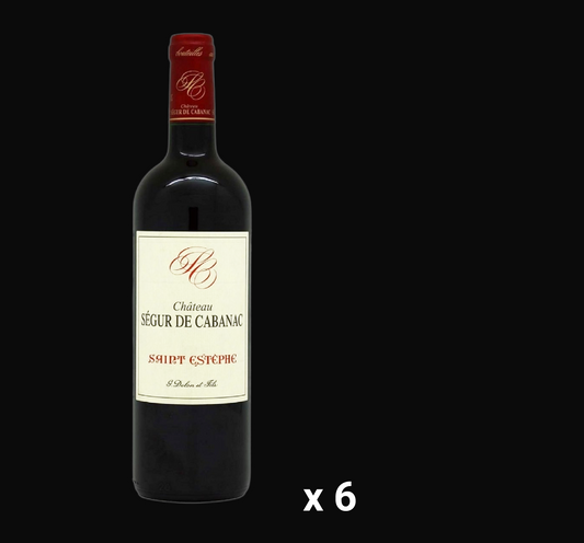2018 Chateau Segur De Cabanac Saint-Estephe (6 bottles)