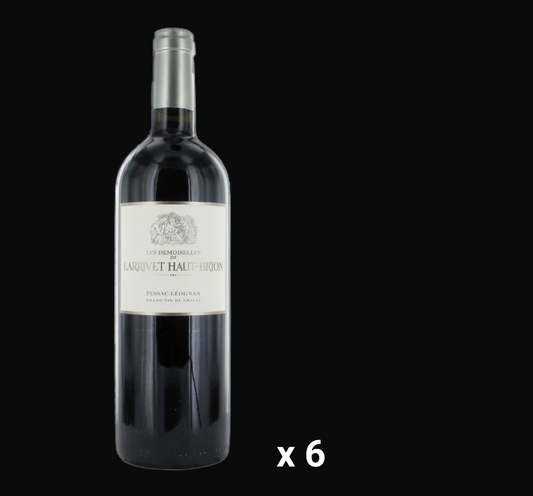 Les Demoiselles De Larrivet Haut-Brion 2018 (6 bottles)