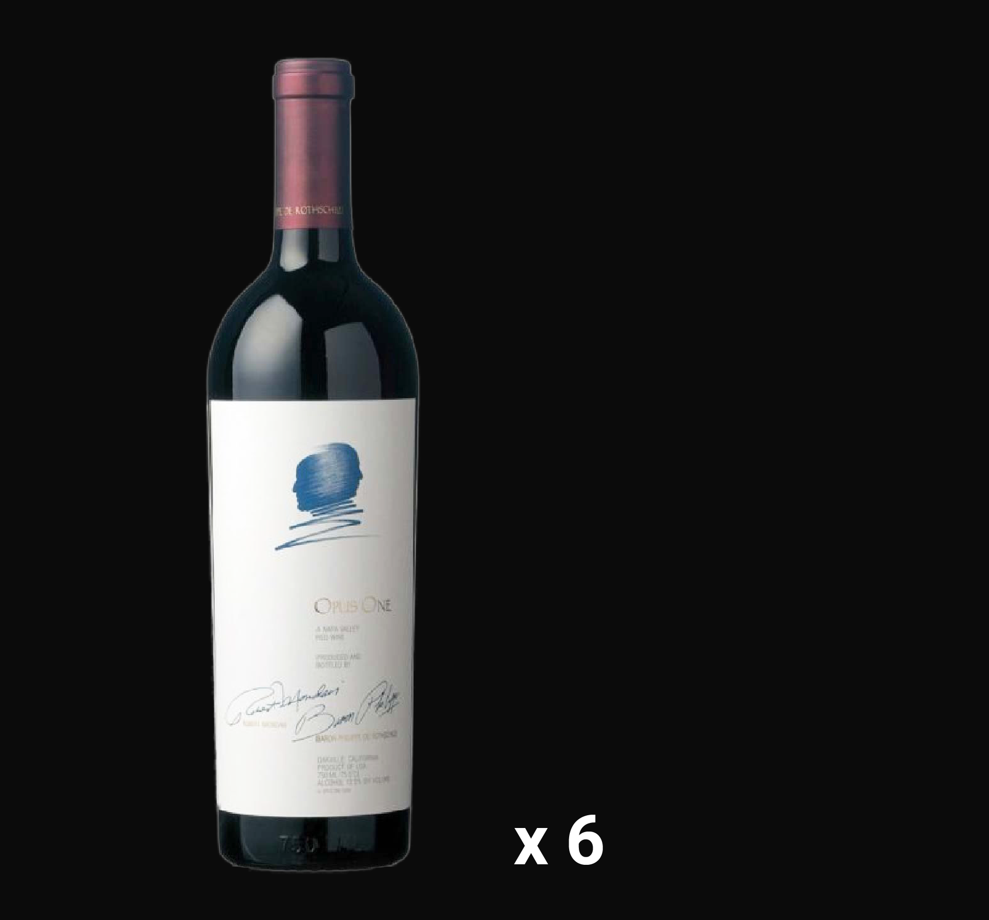 Opus One 2017 6 bottles thecellardoorsg