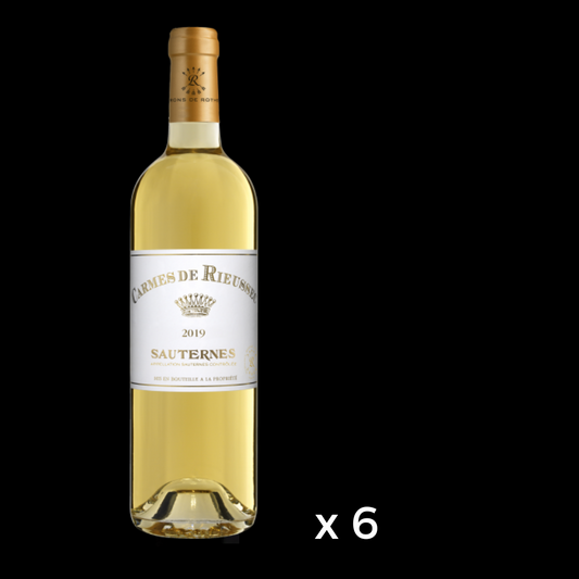 Carmes De Rieussec Sauternes 2019 (6 bottles)