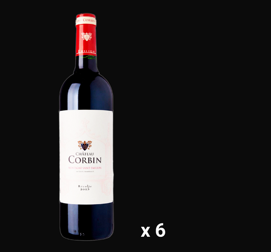 Chateau Corbin Montagne Saint-Emilion 2015 (6 bottles)