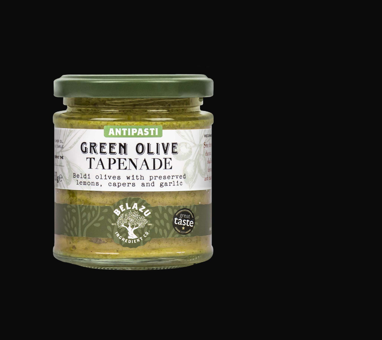 Belazu Green Olive Tapenade 160gm