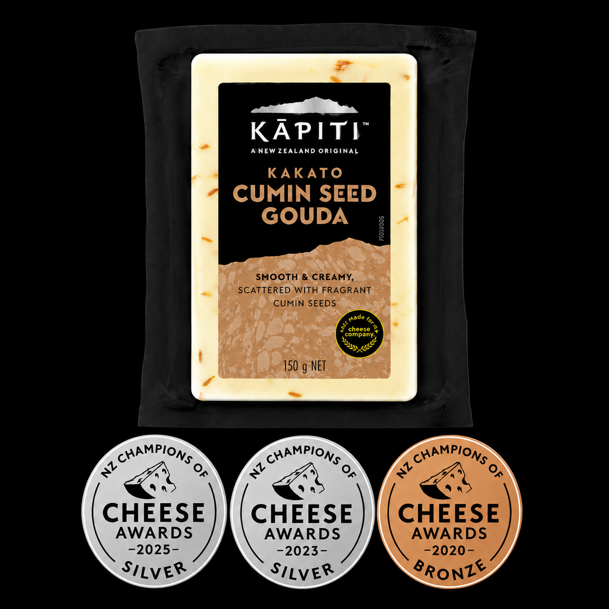 Kapiti Cumin Seed Gouda 150gm