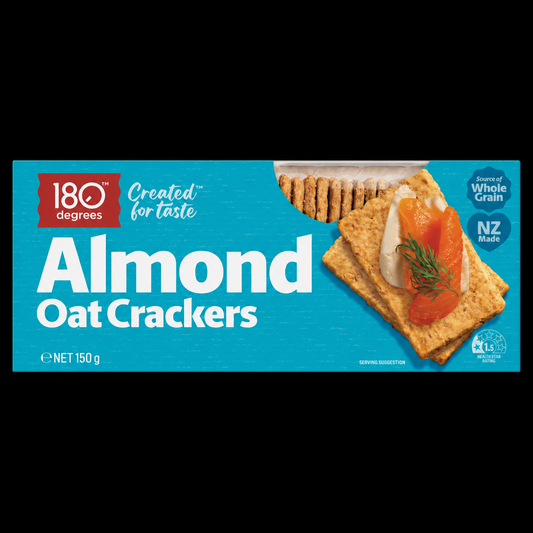 180 Degrees Almond Oat Crackers