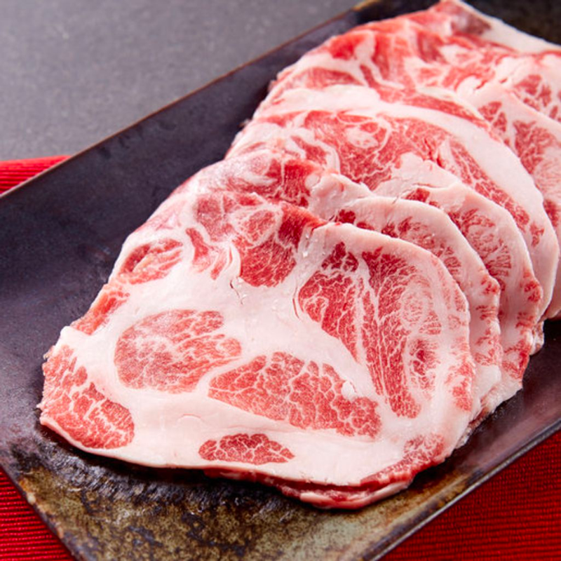 Iberico Pork Collar Sliced Shabu Shabu 250gm - Frozen