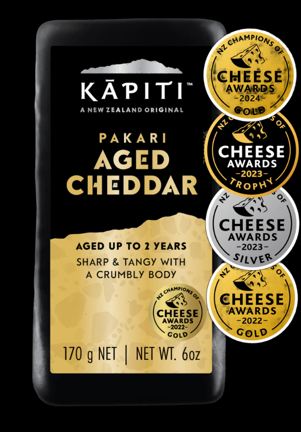 Kapiti Pakari Aged Cheddar 170gm