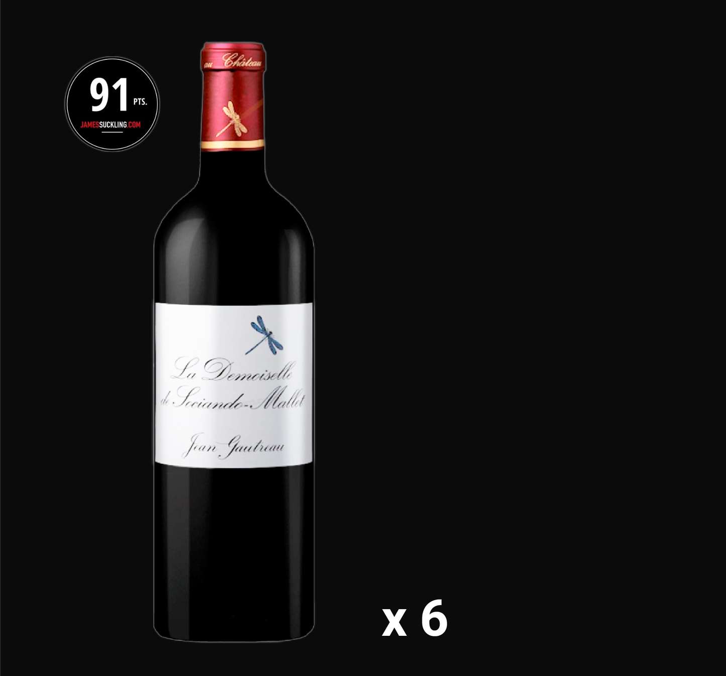 Demoiselle de Sociando-Mallet 2019 (6 bottles)