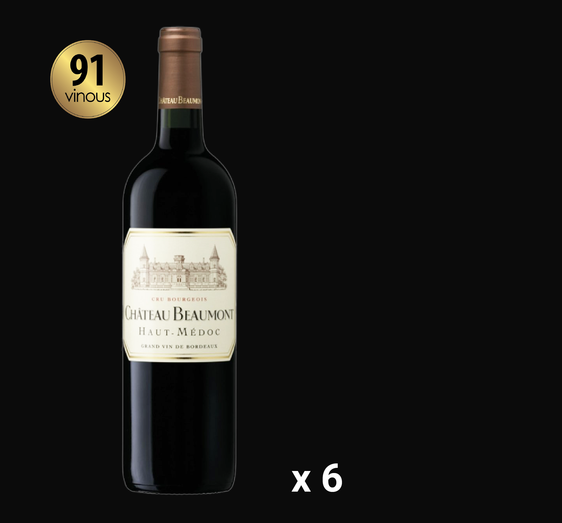 Chateau Beaumont Haut Medoc 2016 6 bottles