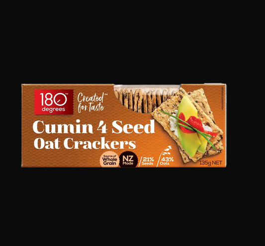 Cumin 4 Seed Oat Crackers 135gm