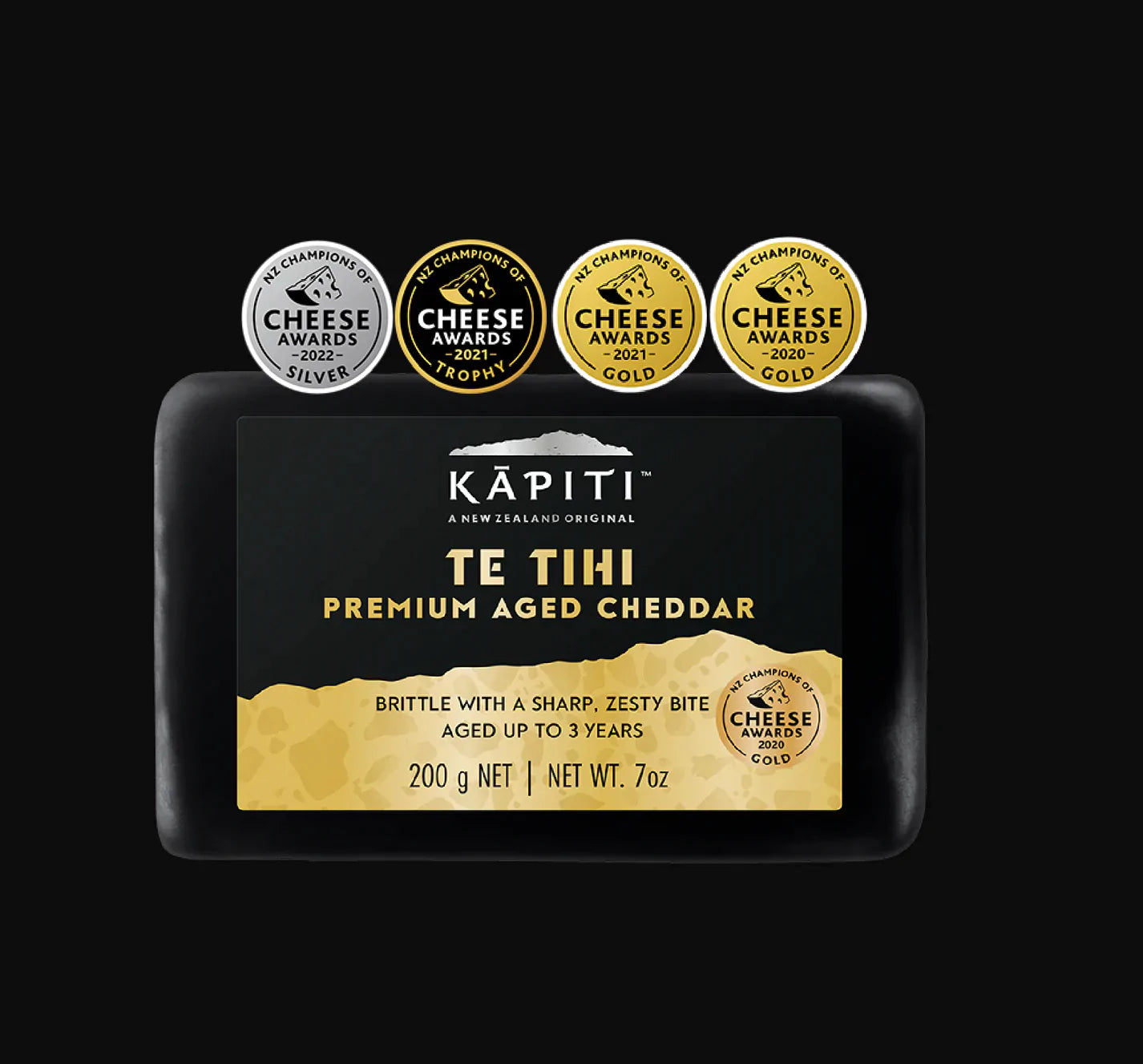 Kapiti Te Tihi Aged Cheddar 200gm