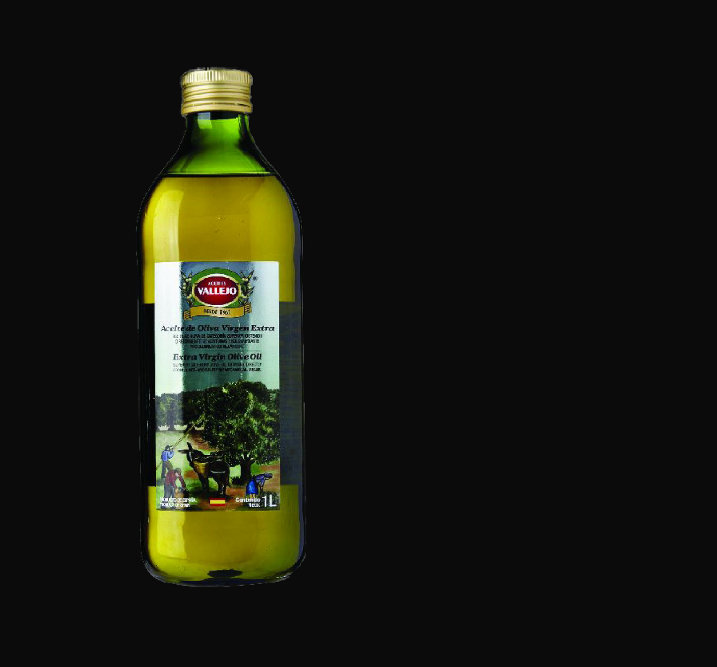 Aceites Vallejo Extra Virgin Olive Oil 1ℓ